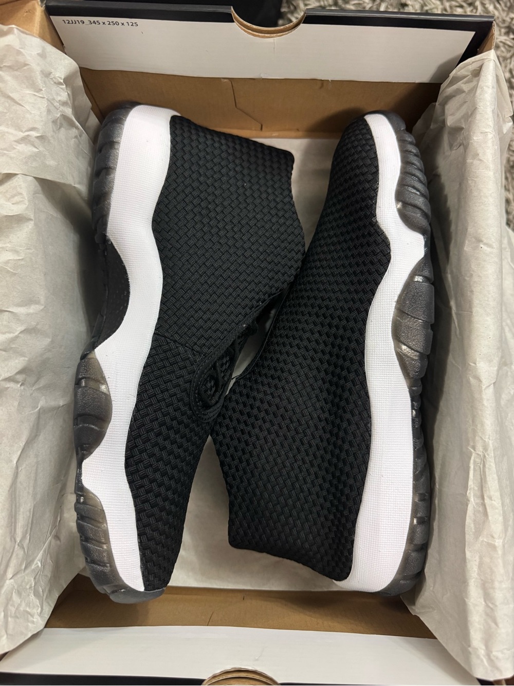 Nike Air Jordan Future Black White Men's Shoes Size 12 Basketball 656503 010 NEW